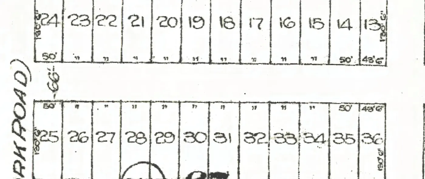 The 2900 block of West 30th Avenue on Goad's 1912 fire insurance map